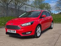 Used Ford Focus Zetec 2016 Red Hatchback