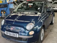 Used Fiat 500 Lounge 85 HP (62 kW) 2014 Blue Hatchback