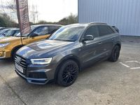 Used Audi Q3 Black Edition 150 HP (110 kW) 2018 Grey SUV