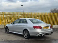 Begagnad Mercedes E250 AMG 2014 Silver Sedan