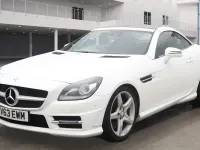 Used Mercedes SLK250 AMG 204 HP (150 kW) 2013 White Cabriolet
