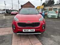 Used Kia Sportage GT-Line S 177 HP (130 kW) 2017 Red SUV