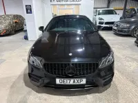 Used Mercedes E220 AMG line 2017 Black Coupe