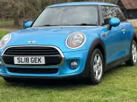 Begagnad Mini ONE Hatch 102 HK (75 kW) 2017 Blå Halvkombi