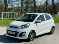 Used Kia Picanto 68 HP (50 kW) 2013 White Hatchback