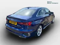 Used Audi A3 S-Line 110 HP (80 kW) 2022 Blue Sedan