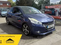 Usado Peugeot 208 115 HP (84 kW) 2012 Azul Citadino