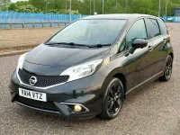 Used Nissan Note S 90 HP (66 kW) 2014 Black Hatchback