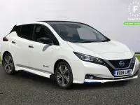 Used Nissan Leaf Tekna 110 kW (150 HP) 2018 White Hatchback