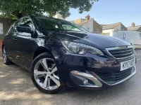 Used Peugeot 308 Allure 130 HP (95 kW) 2017 Blue Hatchback