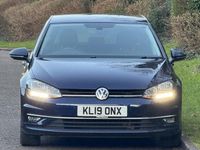 Used VW Golf VII Match 150 HP (110 kW) 2019 Blue Hatchback