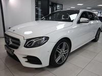 Used Mercedes E220 AMG line 2018 White Estate