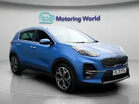 Used Kia Sportage GT-Line 136 HP (100 kW) 2021 Blue SUV