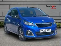 Used Peugeot 108 Allure 71 HP (52 kW) 2020 Blue Hatchback