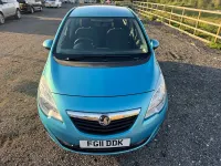 Used Vauxhall Meriva 100 HP (73 kW) 2011 Blue MPV