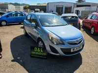 Used Vauxhall Corsa Design Edition 2014 Blue Hatchback
