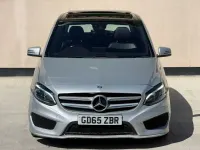 Begagnad Mercedes B220 AMG line 2016 Silver Minibuss