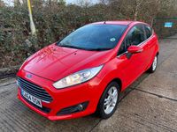 Used Ford Fiesta Zetec 2015 Red Hatchback
