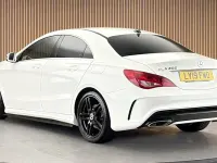 Used Mercedes CLA200 AMG line 156 HP (114 kW) 2019 White Coupe