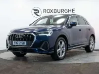 Begagnad Audi Q3 S-Line 150 HK (110 kW) 2021 Blå SUV