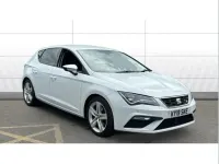 Used Seat Leon FR 150 HP (110 kW) 2019 White Hatchback