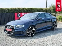 Used Audi A3 S-Line 150 HP (110 kW) 2017 Blue Sedan