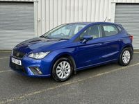 Used Seat Ibiza SE Technology 95 HP (69 kW) 2017 Blue Hatchback