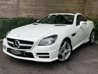 Used Mercedes SLK250 AMG 204 HP (150 kW) 2015 White Cabriolet
