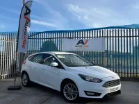 Used Ford Focus Zetec 2015 White Hatchback