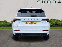 Used Skoda Karoq SportLine 150 HP (110 kW) 2023 Moon white metallic SUV