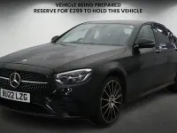 Begagnad Mercedes E400 AMG line 330 HK (242 kW) 2022 Svart Sedan