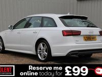 Used Audi A6 S-Line 218 HP (160 kW) 2016 White Estate
