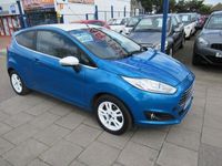 used Ford Fiesta 1.0T EcoBoost Zetec Blue Edition Euro 6 (s/s) 3dr SERVICE HISTORY Hatchback