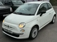 Used Fiat 500 Pop 69 HP (50 kW) 2008 White Hatchback