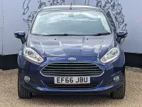 Used Ford Fiesta Titanium 120 HP (88 kW) 2016 Blue Hatchback