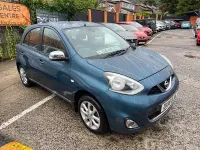 Used Nissan Micra Acenta 80 HP (58 kW) 2016 Blue Hatchback