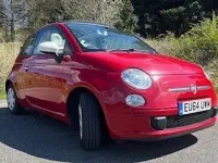 Używany Fiat 500C 2014 Czerwony Kabriolet