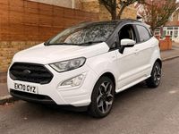 Used Ford Ecosport ST-Line 125 HP (91 kW) 2020 White SUV