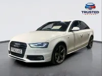 Used Audi A4 Black Edition 177 HP (130 kW) 2014 White Sedan