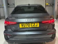 Begagnad Audi A3 S-Line 150 HK (110 kW) 2020 Grå Sedan