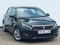 Used Peugeot 308 Active 131 HP (96 kW) 2020 Black Hatchback