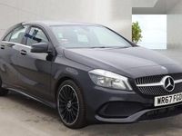 Used Mercedes A180 AMG line 109 HP (80 kW) 2017 Black Hatchback