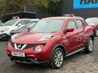 Used Nissan Juke Tekna 110 HP (80 kW) 2014 Red SUV
