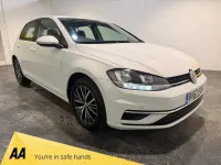 Used VW Golf VII SE 125 HP (91 kW) 2017 White Hatchback