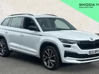 Used Skoda Kodiaq SportLine 150 HP (110 kW) 2023 White SUV