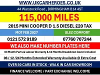 Used Mini Cooper D Hatch 116 HP (85 kW) 2015 White Hatchback