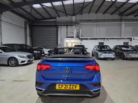 Used VW T-Roc Cabriolet Design 110 HP (80 kW) 2021 Blue Cabriolet