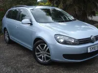 Used VW Golf VI SE 105 HP (77 kW) 2010 Blue Estate