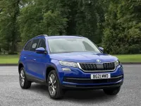 Used Skoda Kodiaq SE Drive 150 HP (110 kW) 2021 Blue SUV