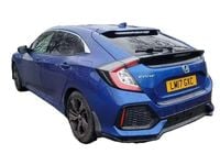 Used Honda Civic SR 129 HP (94 kW) 2017 Blue Hatchback